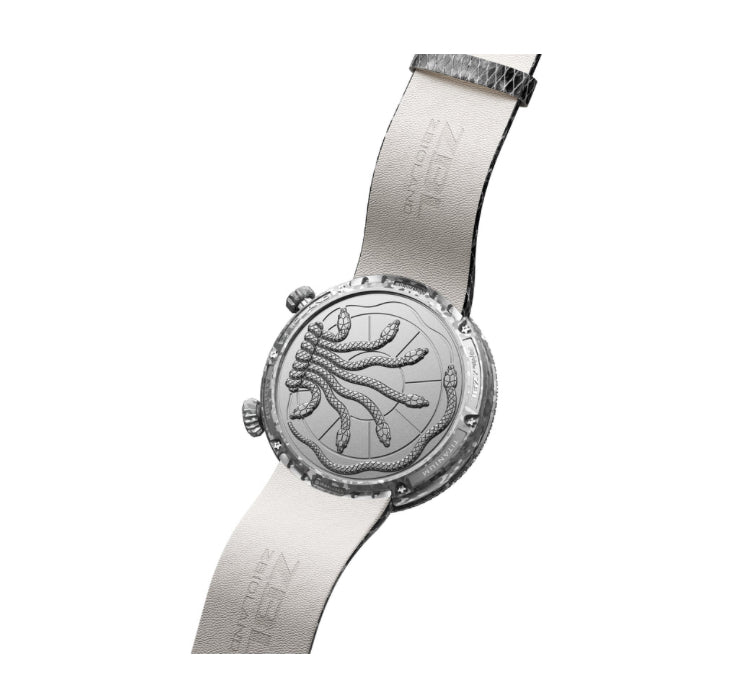 Luxury Harry Potter Edition Snake Dial Watch – ساعة سنيك ديزاين الفخمة بتصميم خاص هاري بوتر، Premium Carbon Case & Scales Strap