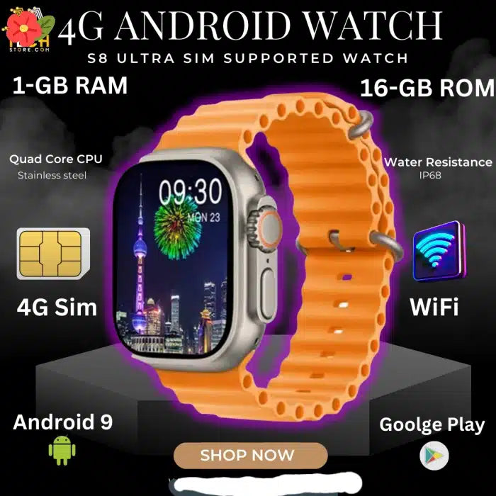 Android 5G Smartwatch With Camera Smart Watch